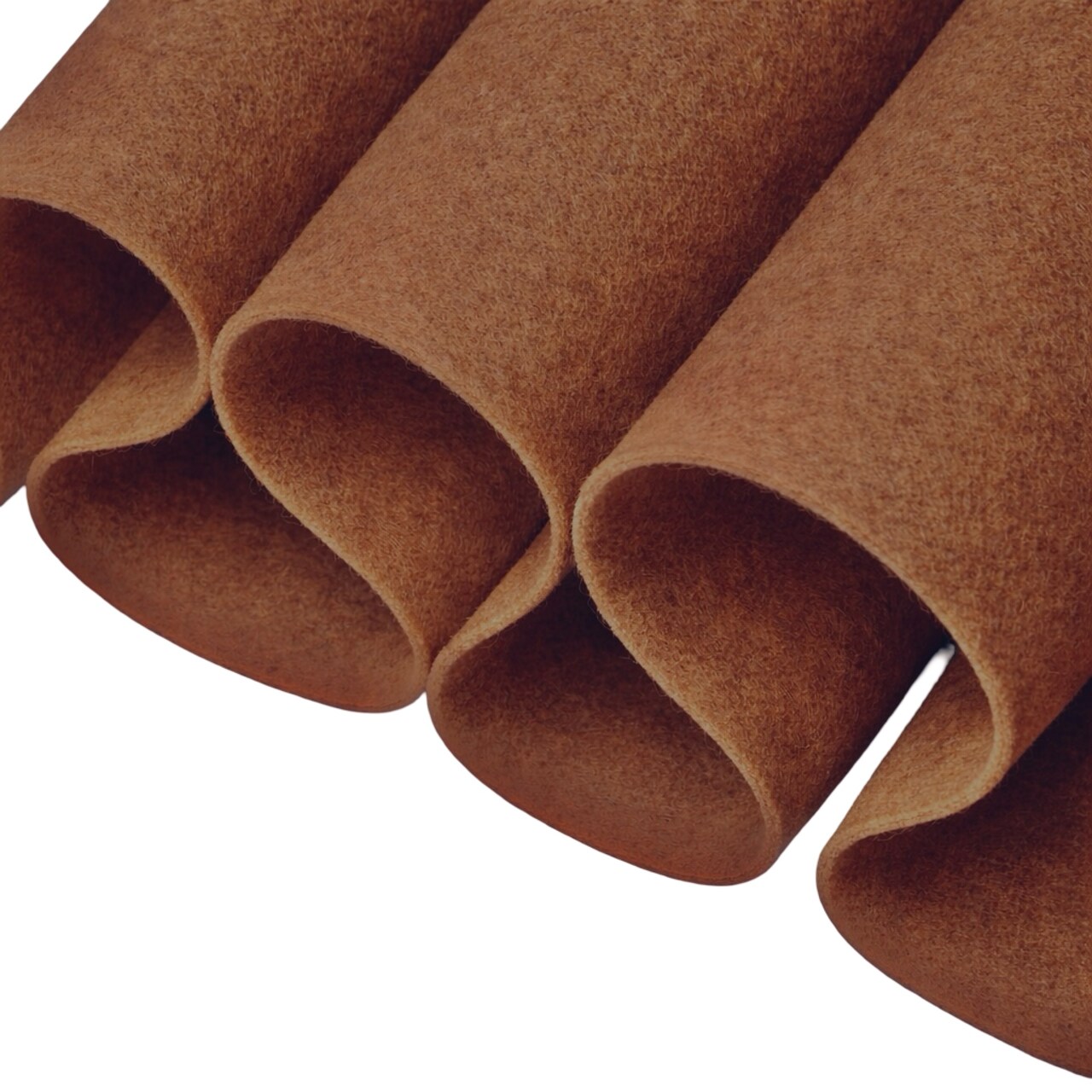 FabricLA Craft Felt Fabric - 18" X 18" Inch Wide & 1.6mm Thick Felt Fabric - Camel - Use This Soft Felt for Crafts - Felt Material Pack